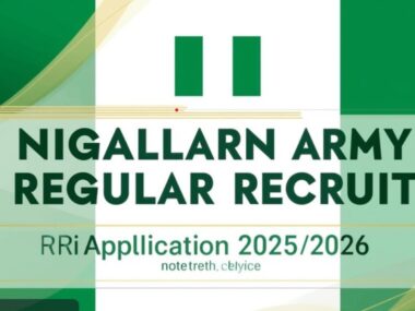 Nigerian Army Regular Recruit Intake (RRI) Application 2025/2026 | Apply Now